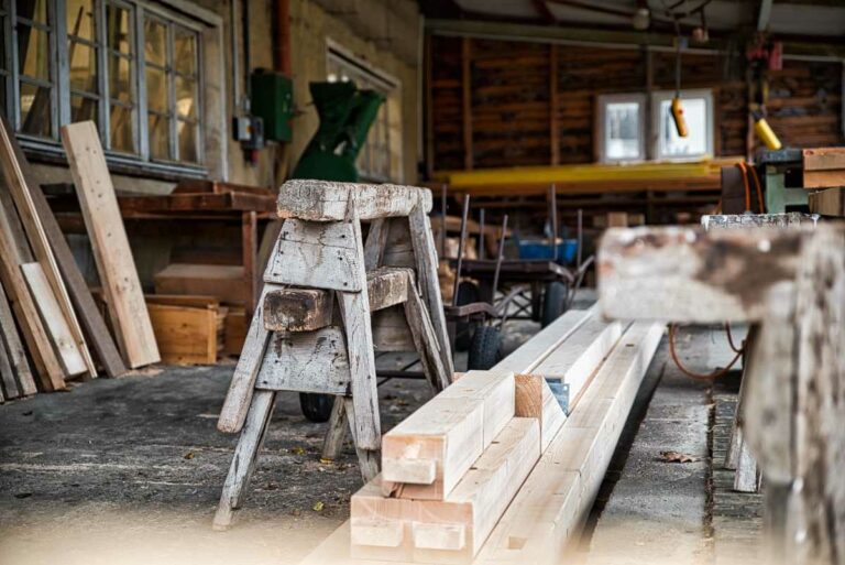 Werkstatt der Zimmerei Müller in Colditz